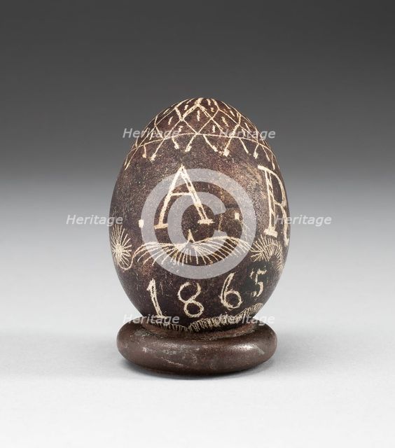 Egg, 1865. Creator: Unknown.