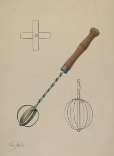 Egg Beater, 1937. Creator: Ivar Julius