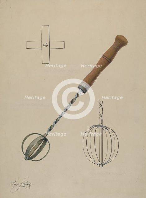 Egg Beater, 1937. Creator: Ivar Julius.