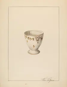 Egg Cup, c. 1937. Creator: William Vergani