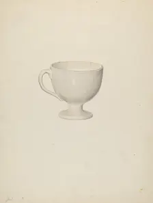 Egg Cup, c. 1940. Creator: Roberta Spicer