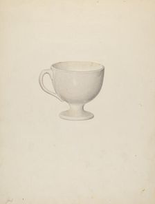 Egg Cup, c. 1940. Creator: Roberta Spicer