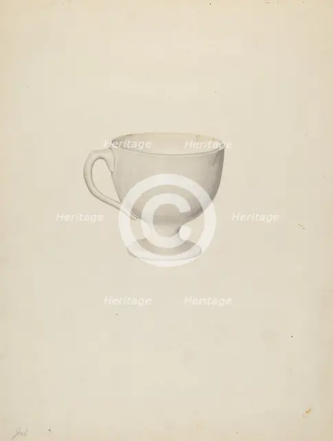 Egg Cup, c. 1940. Creator: Roberta Spicer.