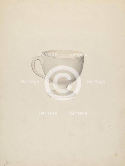 Egg Cup, c. 1940. Creator: Roberta Spicer.