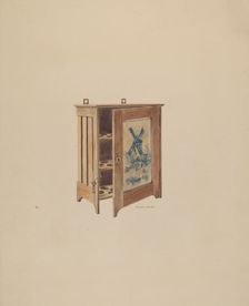 Egg Cabinet, c. 1938. Creator: Eileen Knox
