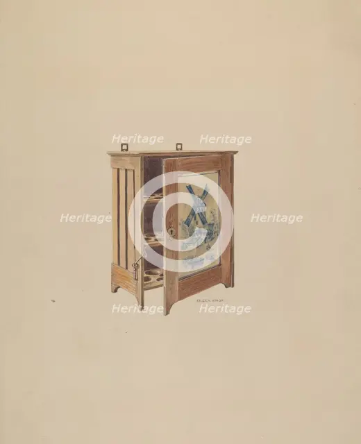 Egg Cabinet, c. 1938. Creator: Eileen Knox.