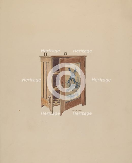 Egg Cabinet, c. 1938. Creator: Eileen Knox.