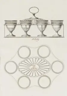 Egg Caddy, ca. 1790. Creator: Matthew Boulton
