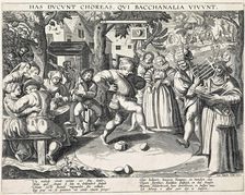 Egg dance, c. 1580. Creator: Galle, Philipp (Philips) (1537-1612)