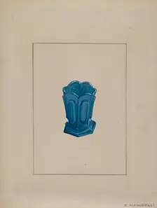 Egg Glass, c. 1936. Creator: Raymond Manupelli