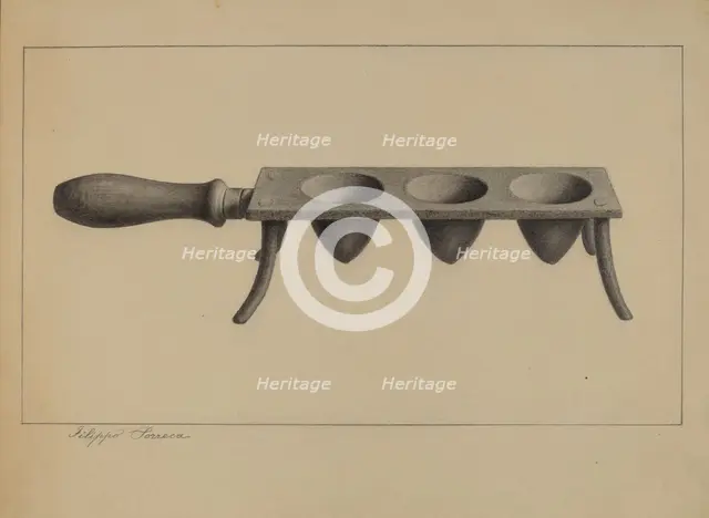 Egg Roaster, c. 1937. Creator: Filippo Porreca.