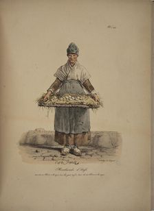 Egg seller. From the Series "Cris de Paris" (The Cries of Paris), 1815. Creator: Vernet, Carle (1758-1836)