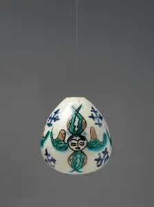 Egg-Shaped Ornament, Armenian, mid-18th century. Creator: Unknown