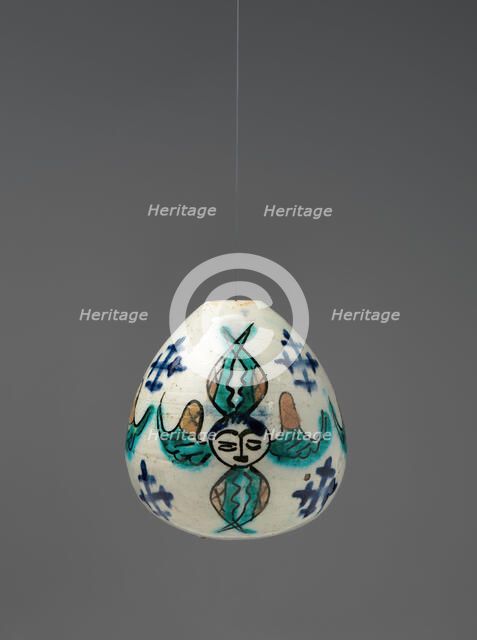 Egg-Shaped Ornament, Armenian, mid-18th century. Creator: Unknown.
