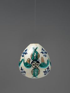 Egg-Shaped Ornament, mid-18th century. Creator: Unknown