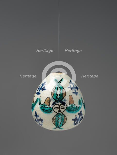 Egg-Shaped Ornament, mid-18th century. Creator: Unknown.
