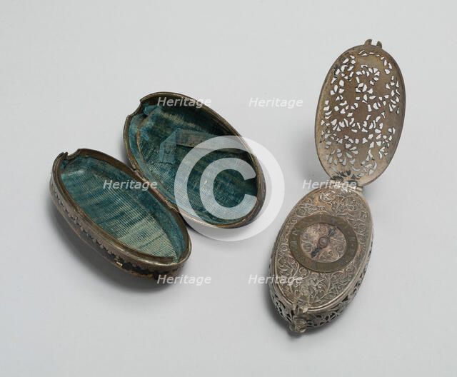 Egg-Type Watch, Augsburg, c. 1740. Creator: Nicklaus Rugend.