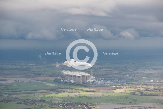 Eggborough Power Station, North Yorkshire, 2015. Creator: Dave MacLeod.