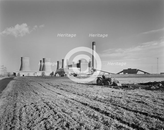 Eggborough Power Station, A19, Eggborough, Selby, North Yorkshire, 30/11/1966. Creator: John Laing plc.
