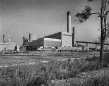 Eggborough Power Station, A19, Eggborough, Selby, North Yorkshire, 30/11/1965. Creator: John Laing plc