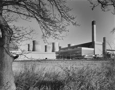 Eggborough Power Station, A19, Eggborough, Selby, North Yorkshire, 30/11/1966. Creator: John Laing plc