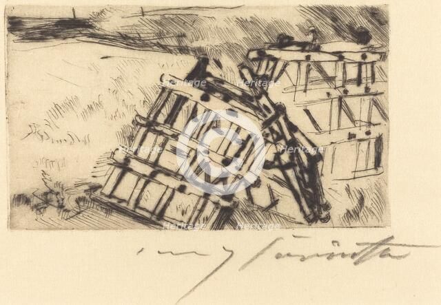 Egge (Harrow), 1916. Creator: Lovis Corinth.