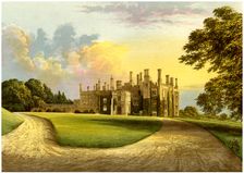 Eggesford House, Devon, home of the Earl of Portsmouth, c1880