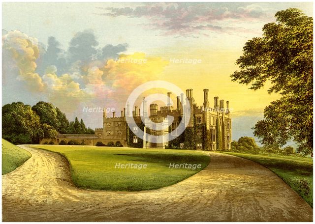 Eggesford House, Devon, home of the Earl of Portsmouth, c1880. Artist: Unknown