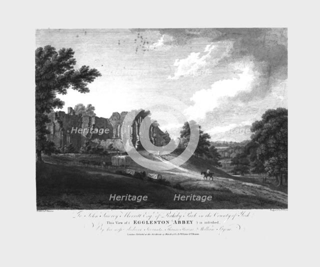 'Eggleston Abbey', c1782. Creator: William Byrne.