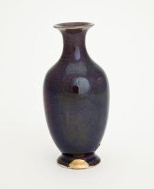 Eggplant-purple bottle, 1700s. Creator: Unknown