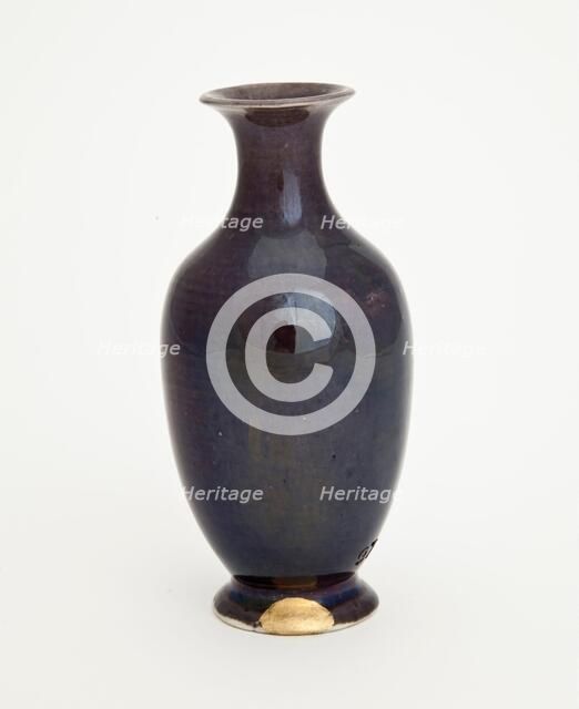 Eggplant-purple bottle, 1700s. Creator: Unknown.