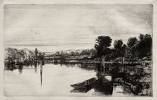 Egham, 1859. Creator: Francis Seymour Haden (British, 1818-1910)