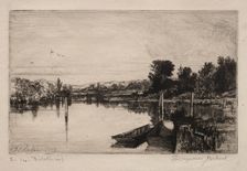 Egham, 1859. Creator: Francis Seymour Haden (British, 1818-1910)