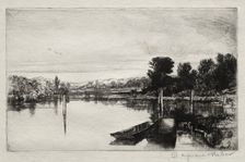 Egham, 1859. Creator: Francis Seymour Haden (British, 1818-1910)