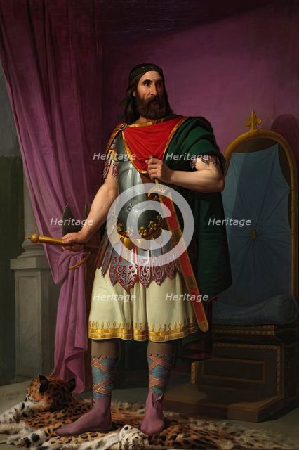 Egica, 1853. Creator: Carlos María Esquivel.