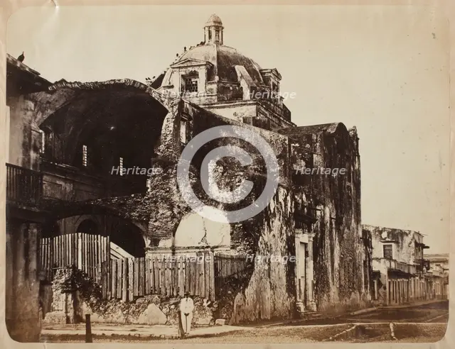 Eglise Merced, c.1866. Creator: Paul Emile Miot.