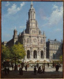 Eglise de la Trinite, c1880. Creator: Louis Beroud