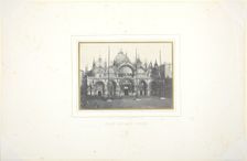 Eglise de St. Marc à Venise, 1851. Creator: Louis-Désiré Blanquart-Evrard