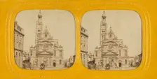 Eglise St. Etienne du Mont, 1860s. Creator: E Lamy