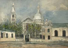 Église Saint-Pierre, 1912-1914. Creator: Maurice Utrillo