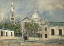 Église Saint-Pierre, 1912-1914. Creator: Maurice Utrillo