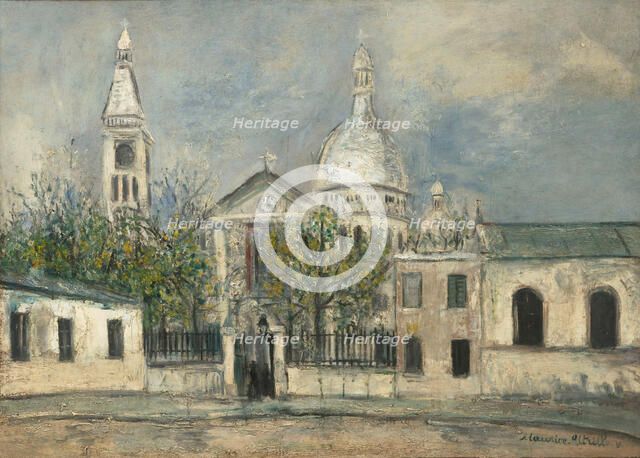 Église Saint-Pierre, 1912-1914. Creator: Maurice Utrillo.