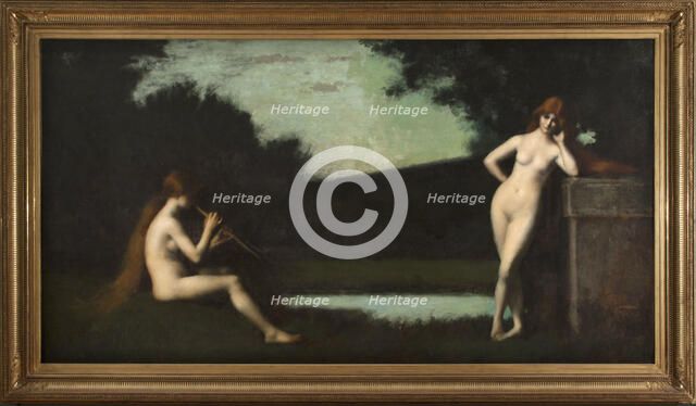 Eglogue, c.1879. Creator: Jean Jacques Henner.