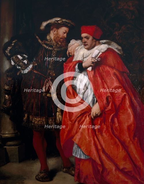 'Ego et Rex Meus', 1888; King Henry VIII and Cardinal Wolsey.  Artist: Sir John Gilbert