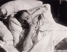 Egon Schiele on his Deathbed, 1918. Creator: Fein, Martha (active ca 1918)