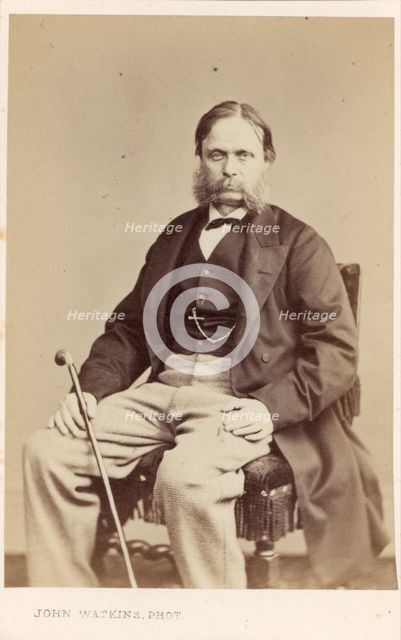 Egron Sellif Lundgren, (1815-1875), c1850s. Creator: John Watkins.
