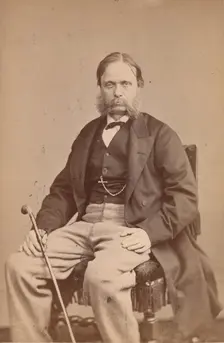 Egron Sellif Lundgren, 1860s. Creator: John & Charles Watkins