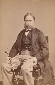 Egron Sellif Lundgren, 1860s. Creator: John & Charles Watkins