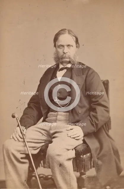 Egron Sellif Lundgren, 1860s. Creator: John & Charles Watkins.