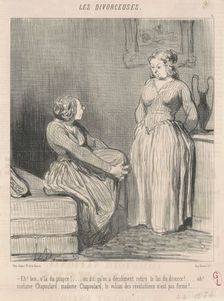 Eh! Ben, v'la du propre! ... on dit ..., 19th century. Creator: Honore Daumier